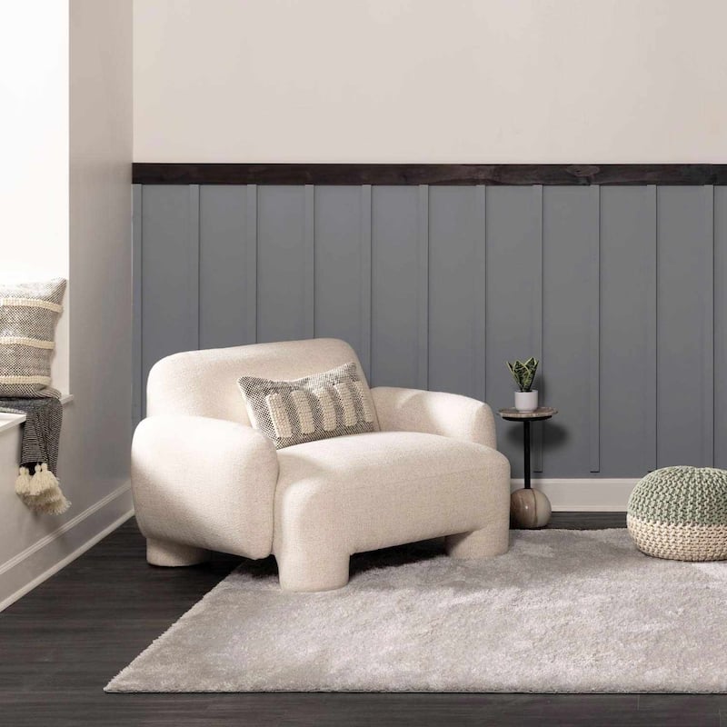 Hauteloom Heavenly Solid Shag Shaggy High Pile Area Rug