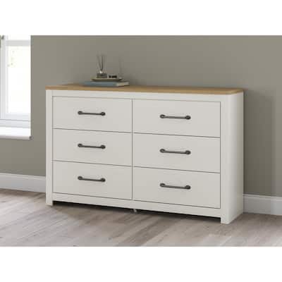 Signature Design by Ashley Linnocreek White/Brown Dresser