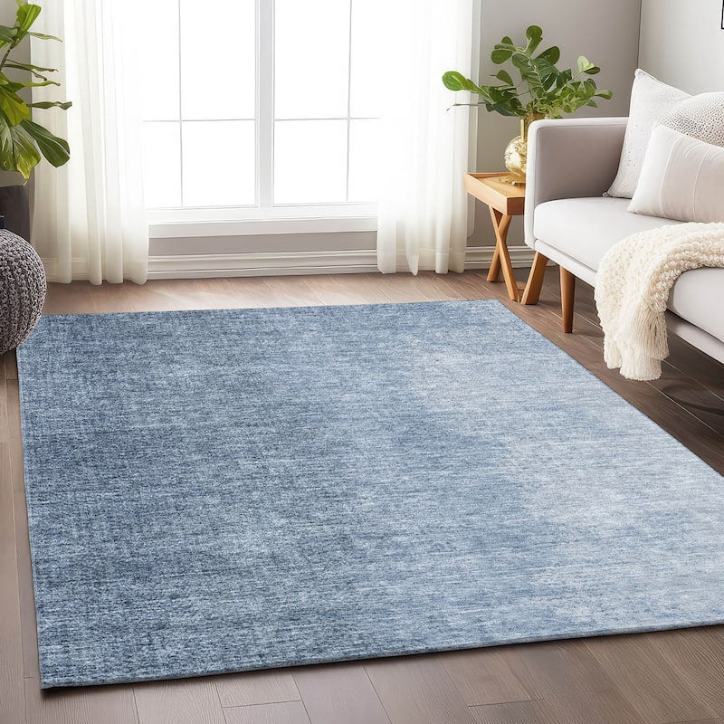 Premium Washable Super Soft Solid Ombre Juju Mayfield Rug