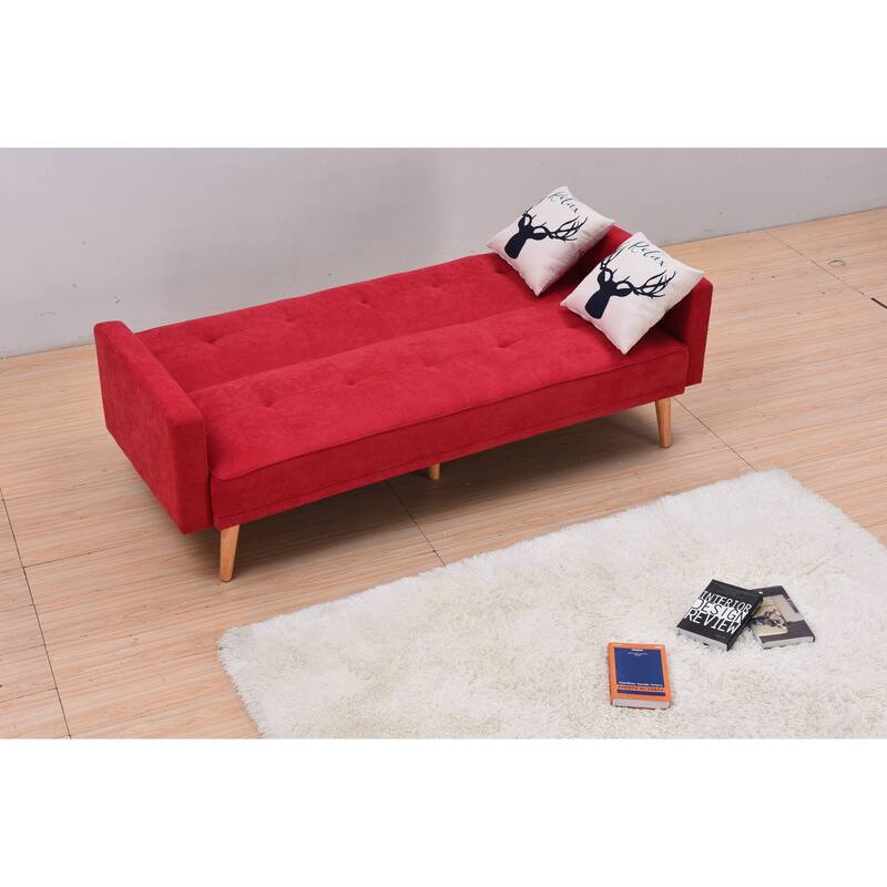 Modern Adjustable 3-position Sleeper Sofa Futon