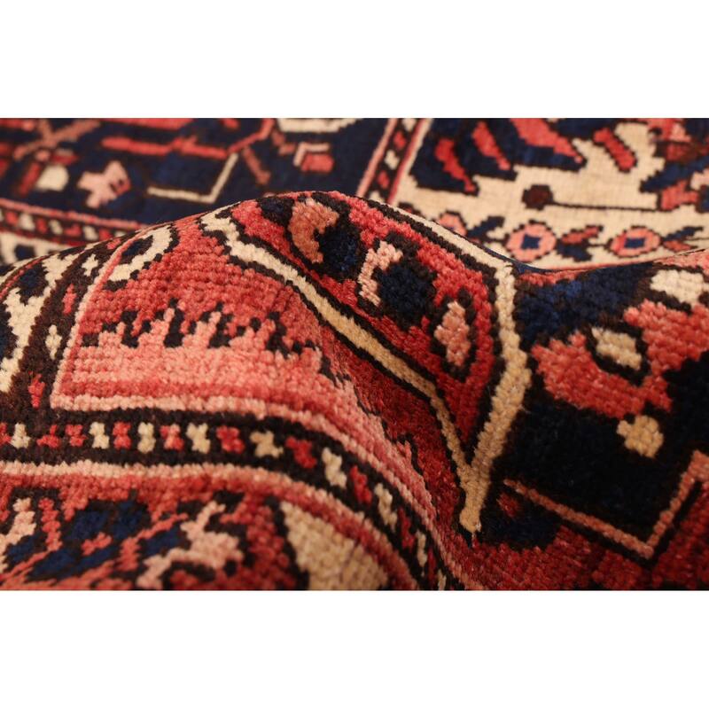 ECARPETGALLERY Hand-knotted Kayseri Vintage Red Wool Rug - 6'9 x 10'0