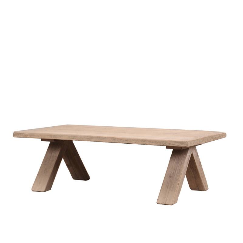 55" Long Rimini Coffee Table with Cross Leg