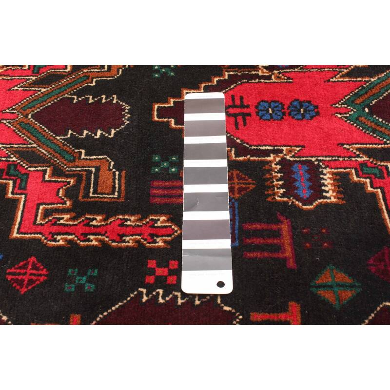 ECARPETGALLERY Hand-knotted Teimani Black Wool Rug - 2'11 x 4'3