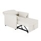 preview thumbnail 10 of 23, Roomfitters Convertible Sofa Bed, 3 in 1 Sleeper Chair with Adjustable Backrest and Thick Cushions, Linen Frame