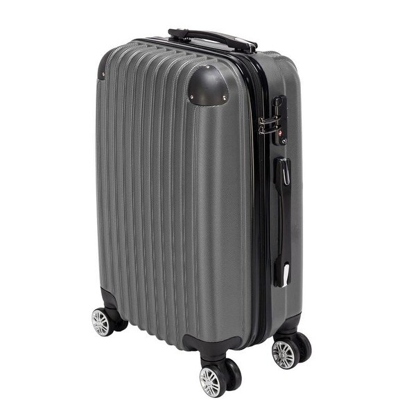 20" Carry On Waterproof Spinner Luggage Travel Business Suitcase Rolling Wheels. Opens flyout.