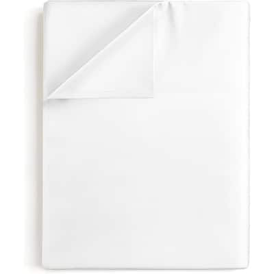 CGK Linens Solid Double Brushed Microfiber Single Flat Sheet/ Top Sheet