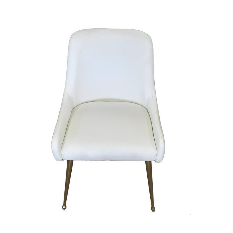 Heye III Velvet Modern Dining Chair (Set of 4) - WhitePU