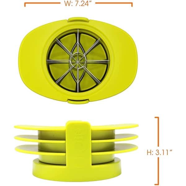 Cheer Collection Set of 3 Fruit and Vegetable Slicers Bed Bath