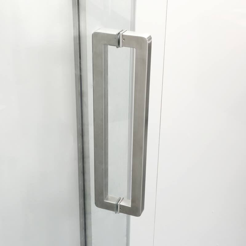 34"W x 72" H Framed Neo-Angle Hinged Shower Door - 34'' x 0.31'' x 72''