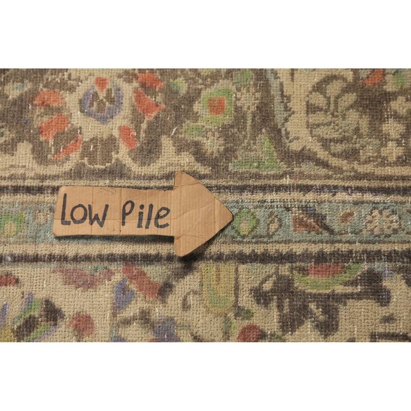 Medallion Tabriz Persian Area Rug Bedroom Hand-Knotted Wool Carpet - 8'6"x 11'8"