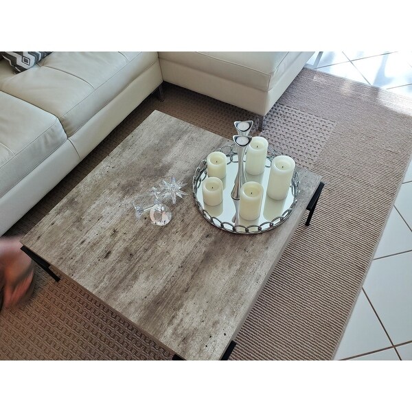 Safavieh eli outlet square coffee table