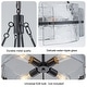 preview thumbnail 56 of 56, Dimmable Large Drum Glass Chandelier for Dining Room High Ceiling Living Room