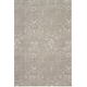 preview thumbnail 25 of 53, Nourison Damask Distressed Contemporary Area Rug 6' x 9' - Light Grey - Runner/Rectangle