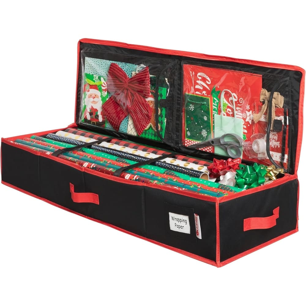 Hold N' Storage - Wrapping Paper Storage Container. Fits up to 27 Rolls 1.37" Diam.