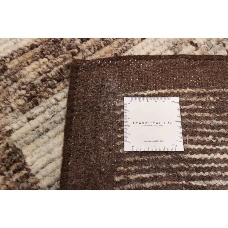 ECARPETGALLERY Hand-knotted Tangier Ivory Wool Rug - 8'0 x 9'11