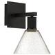 Option Matte Black / Seeded Glass
