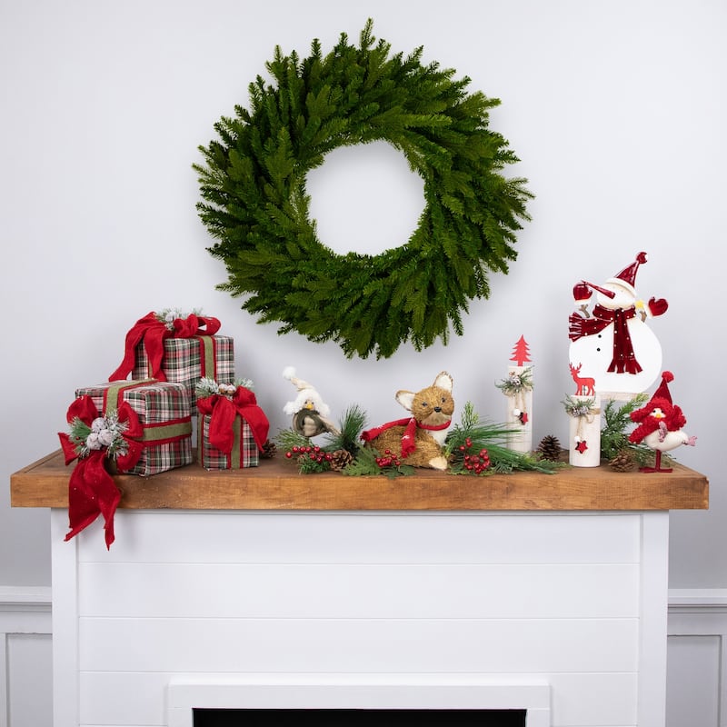 Grande Spruce Artificial Christmas Wreath 48-Inch Unlit - 48"