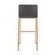 preview thumbnail 62 of 71, Silver Orchid Mara Upholstered Bar Stool - Set of 2