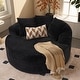 preview thumbnail 6 of 43, XIZZI Modern Round Plush Lounge Sofa with Cushions