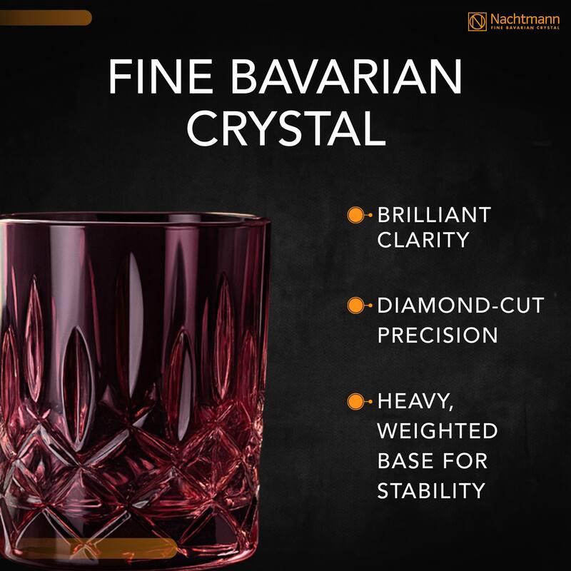 Nachtmann Set of 2 Noblesse Fine Glass Whiskey Tumblers