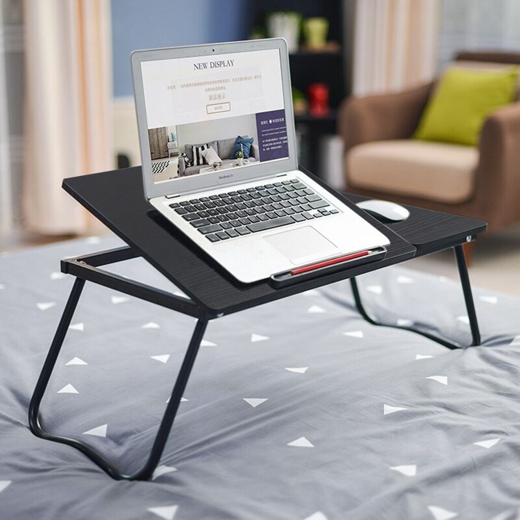 Free Installation Portable Folding Laptop Computer Desk Lazy Bed Desk Adjustable Bed Bath Beyond 37031747