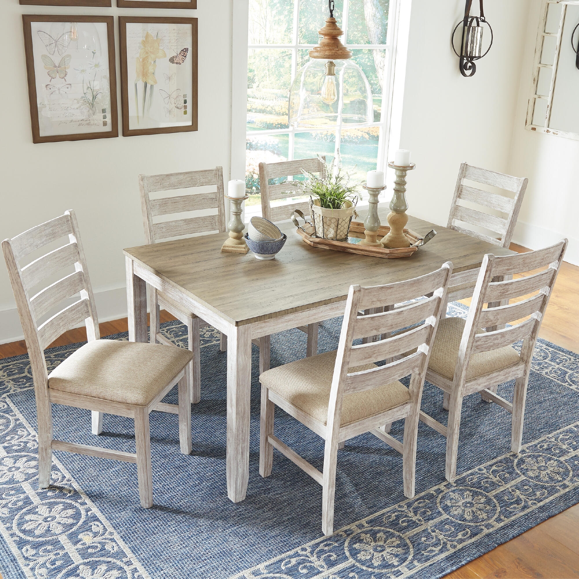 Signature Design by Ashley Dunbeg Bay Brown 7-piece Dining Room Table Set