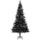 preview thumbnail 40 of 60, vidaXL Artificial Christmas Tree with LEDs&Stand Decor Multi Colors/Sizes 8 Foot - Black