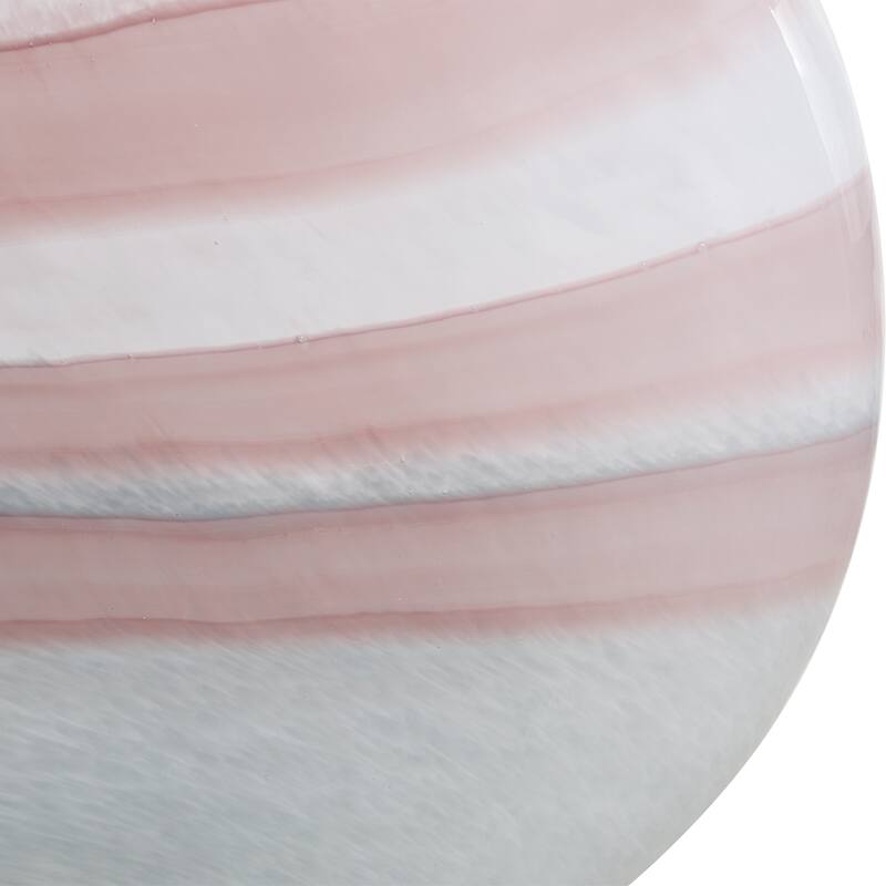Uttermost Blush Swirl Glass Vases, Set of 2