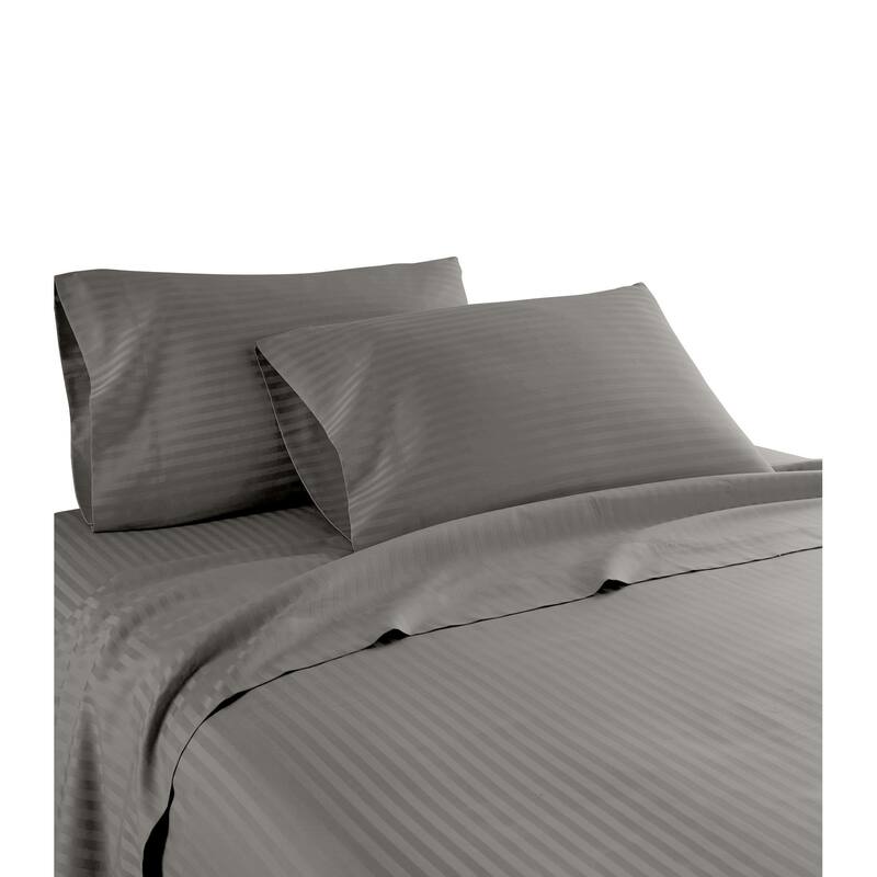 Home Sweet Home Dream Striped 1200 TC Cotton Deep Pocket Bed Sheet Set
