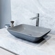 preview thumbnail 1 of 12, VIGO Duomo 18"L x 13"W x 4"H Concreto Stone Rectangular Bathroom Vessel Sink Concreto Stone