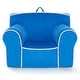 preview thumbnail 1 of 42, Costway Kids Sofa Toddler Foam Filled Armchair w/ Velvet Fabric Baby - See Details
