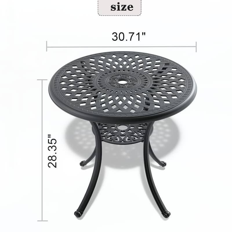 Aluminum Patio Dining Table