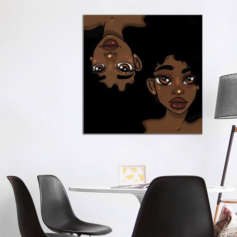 iCanvas "Yin & Yang" by Bri Pippens Canvas Print - 37x37x1.5