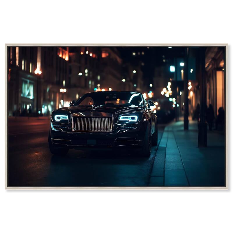 Phantom's Gleam Canvas by Art Remedy - Silver - 54" x 36"