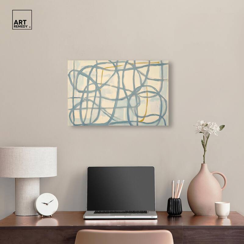 Unbroken Line II Canvas by Art Remedy, Gallery Wrapped