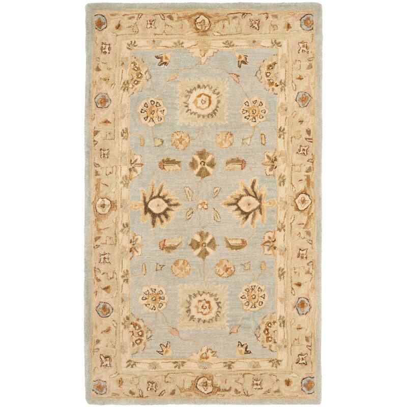 SAFAVIEH Handmade Anatolia Ibala Traditional Hand-spun Wool Rug