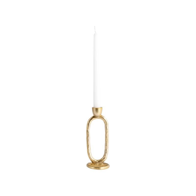 Sagebrook Home Oval Ring Taper Candle Holder