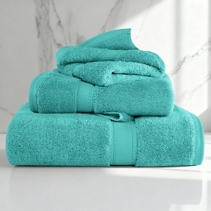 Superior Egyptian Cotton Pile Heavyweight 3-Piece Towel Set