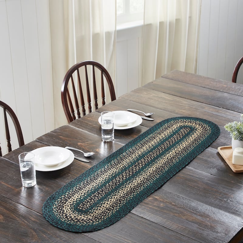 Pine Grove Jute Oval Runner 13x48