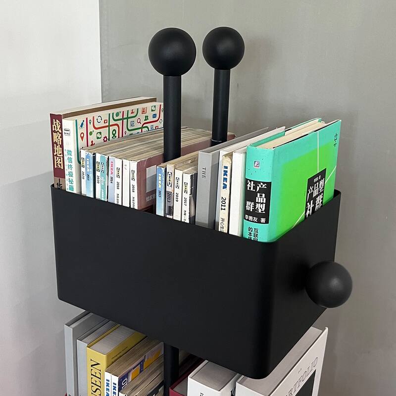 Box Bookshelf Bedside Shelf Living Room Side Table Placement Shelf Home Children'S Corner Placement Shelf Iron Magazine Rack