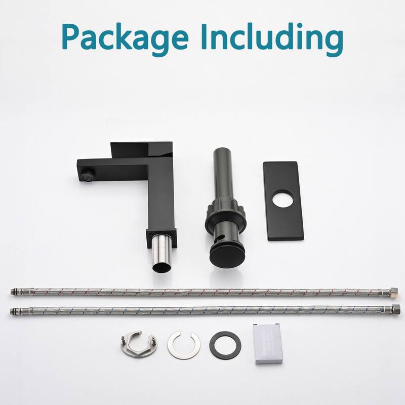 Single Hole Faucet with Deck Bathroom Sink