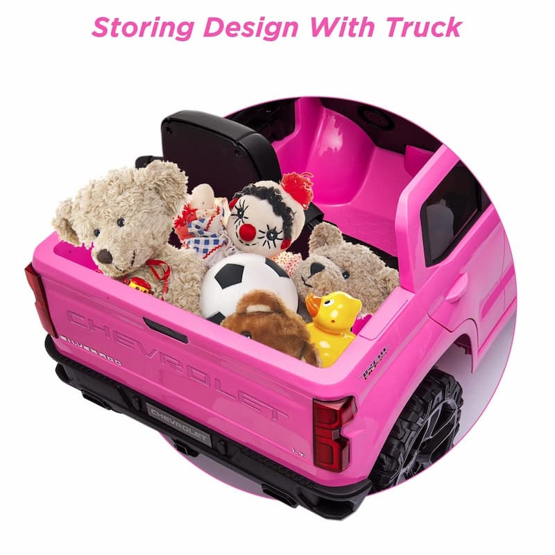12V Kids Ride on Car , Licensed Chevrolet Silverado Kids Ride on Tuck Car