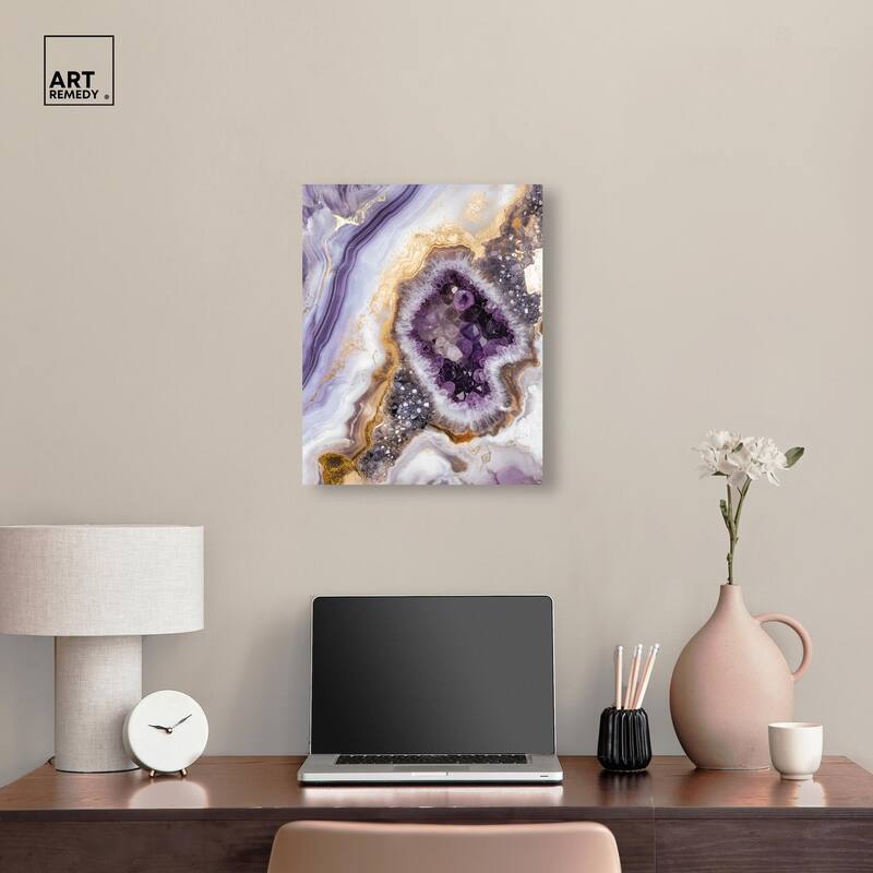 Amethystine Dream II Canvas by Art Remedy, Gallery Wrapped