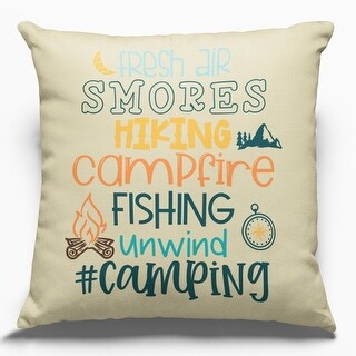 camping themed pillows