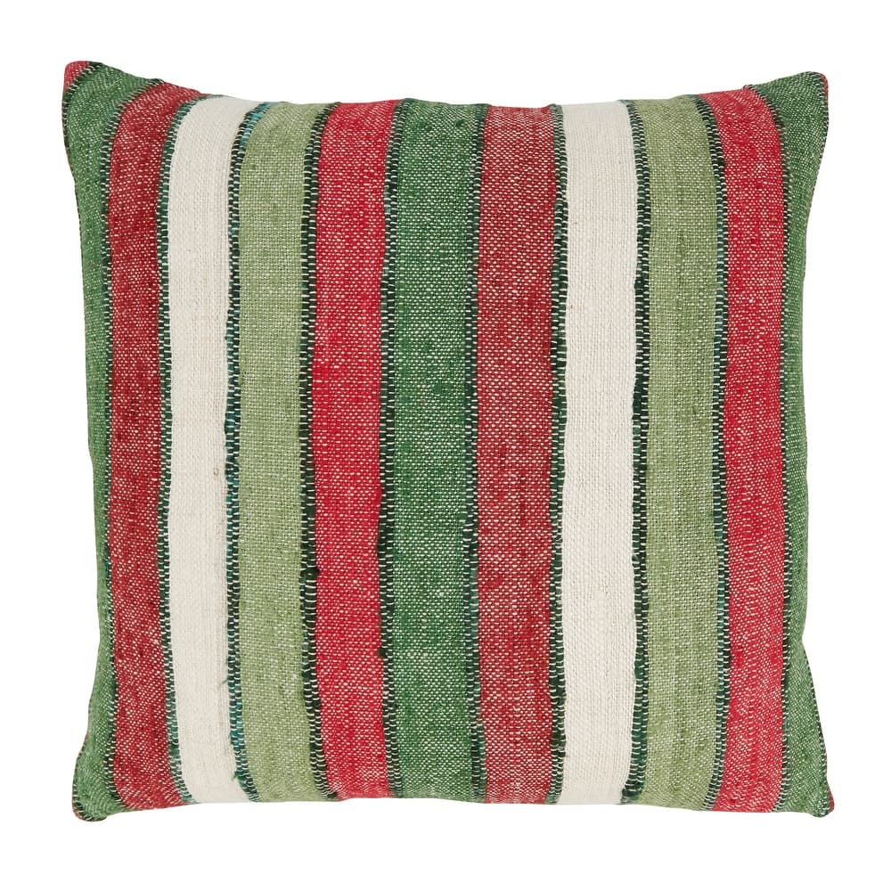 Throw Pillow With Striped Design