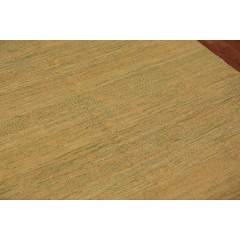 Gabbeh Modern Oriental Rug Handmade Bedroom Wool Carpet - 5'0" x 6'4"
