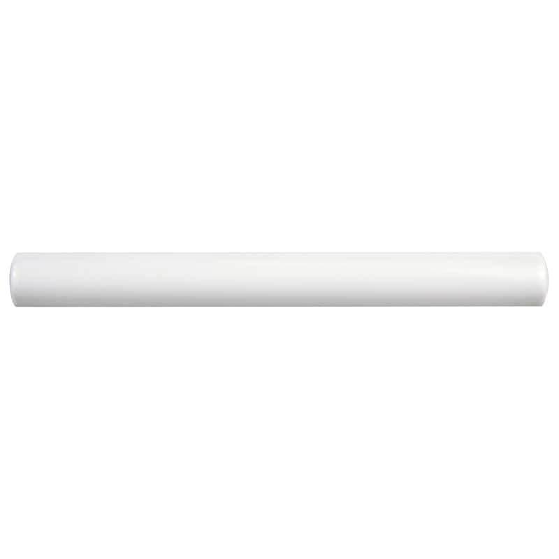 Merola Tile Santorini Torello Blanco 7/8" x 7-7/8" Ceramic Wall Trim - (1 Tile)