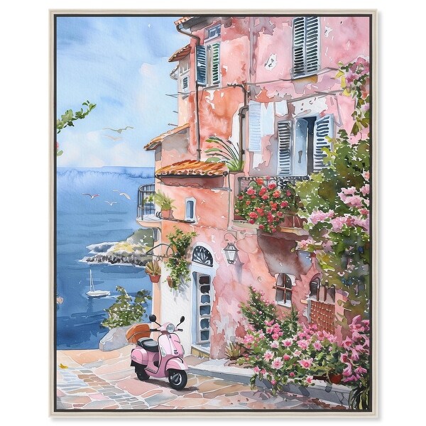 Lush Coastal Villa II Canvas by Art Remedy - Bed Bath & Beyond