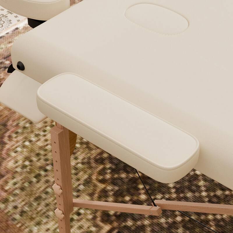 Portable Massage Table Foldable Spa Lash Bed with Adjustable Headrest