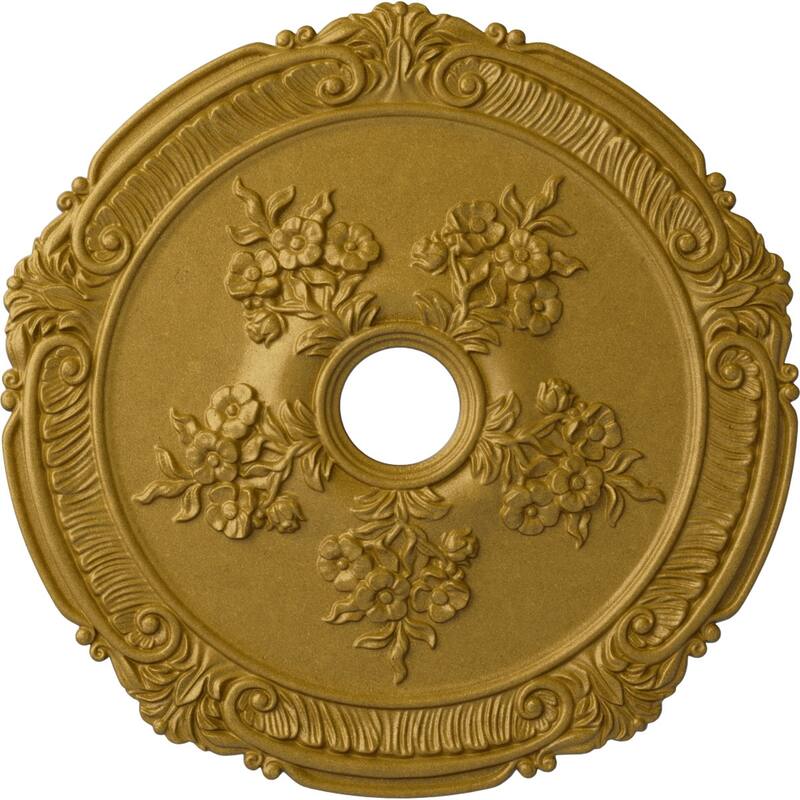 26"OD x 3 3/4"ID x 1 1/2"P Attica with Rose Ceiling Medallion